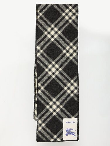 BURBERRY Check wool scarf 8079246