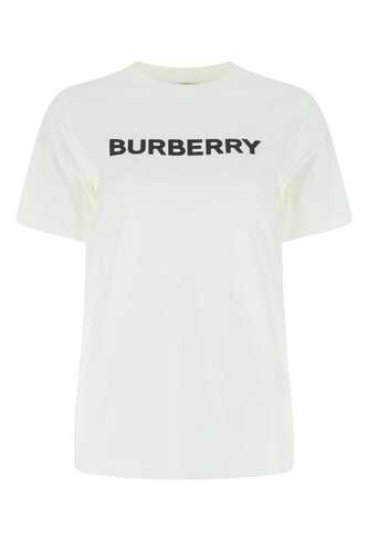 버버리 White cotton t-shirt / 8056724 A1464