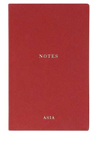 프라다 Red leather Asia notebook / 2KOASI053 F068Z