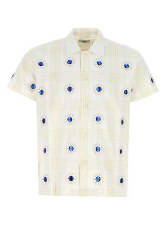 BODE Embellished cotton shirt / MRSH000071 ECMLT