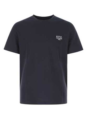 아페쎄 Navy blue cotton t-shirt / COEZCH26840 IAK