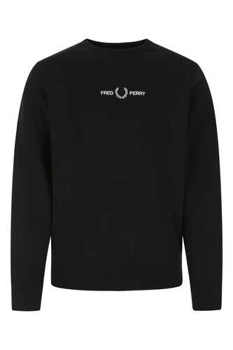 프레드페리 Black cotton sweatshirt  / M2644 102