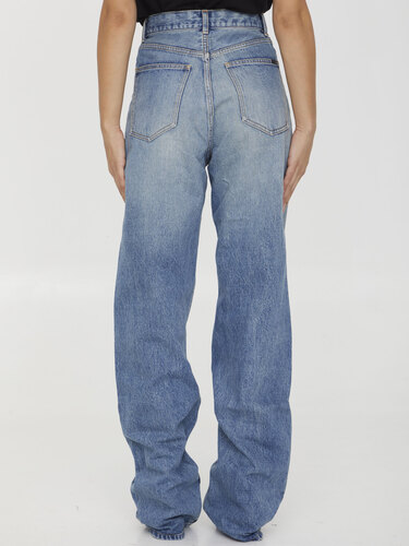 [SAINT LAURENT] V-waist long jeans