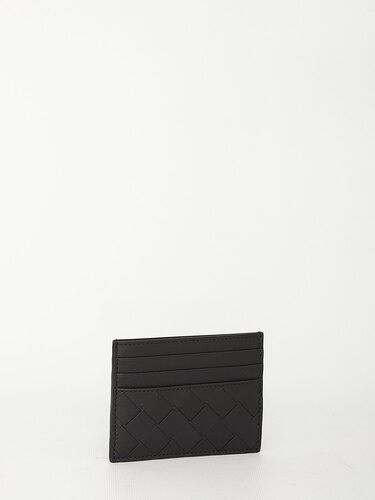 BOTTEGA VENETA Black leather cardholder 743209
