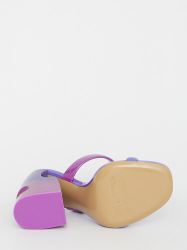 OFF WHITE Dégradé sandals with Meteor heel OWIJ029S23LEA002