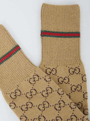 GUCCI GG socks with Web 572266