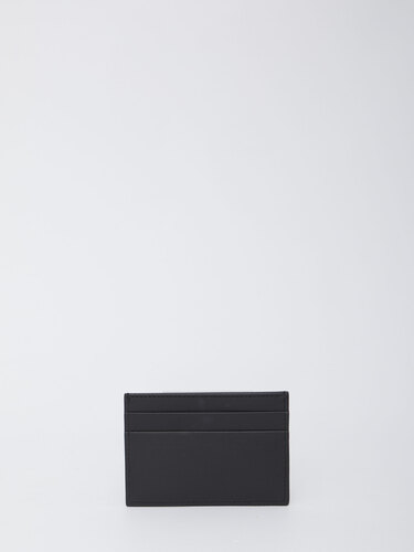 DOLCE&amp;GABBANA Black leather cardholder BP3239