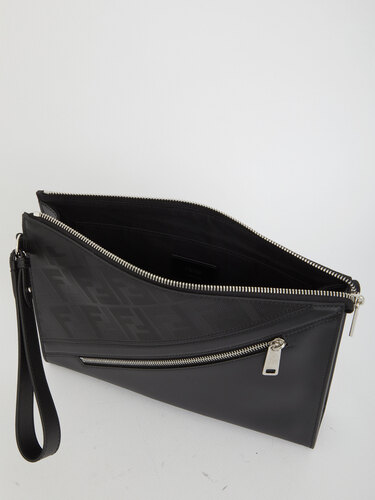 FENDI Leather flat pouch 7VA491