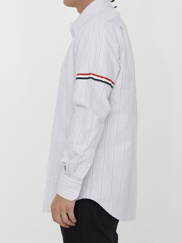 톰브라운 Striped cotton shirt MWL3010