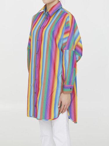 에트로 Striped cotton shirt 12390