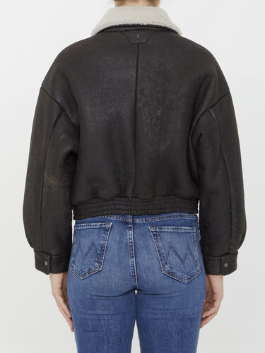 SALVATORE SANTORO Black leather jacket 45030