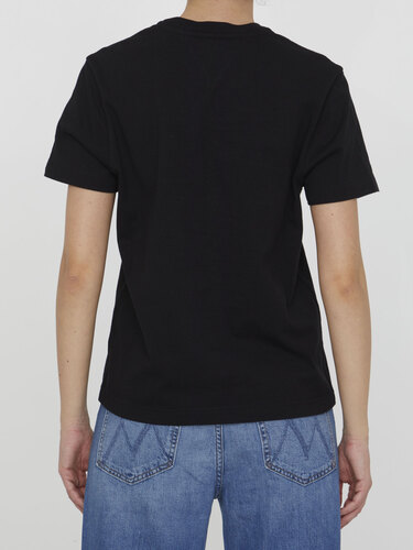보테가베네타 Black cotton t-shirt 744780