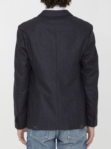 토넬로 Anthracite flannel jacket L6GW050