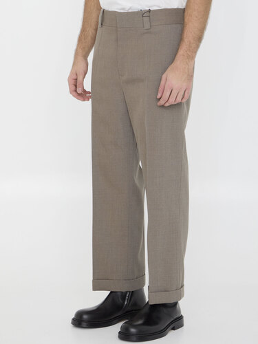 보테가베네타 Wool twill trousers 780549