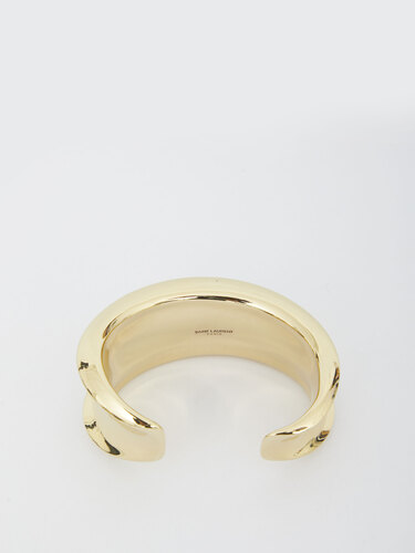 SAINT LAURENT Organic bracelet in metal 770485