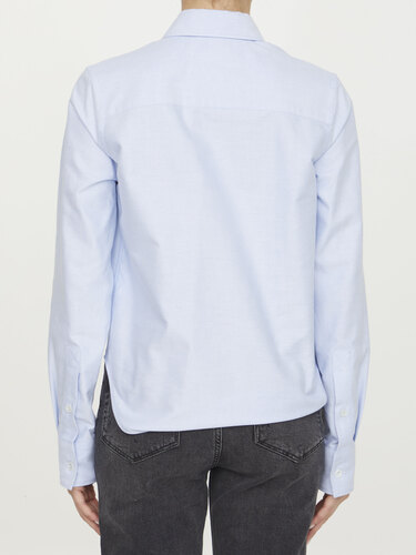 보테가베네타 Light-blue cotton shirt 756833