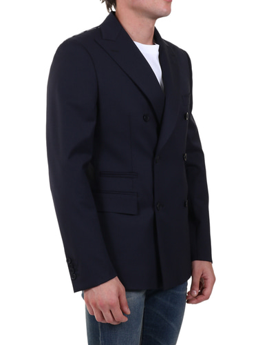 토넬로 Wool jacket blue 01G3R0X