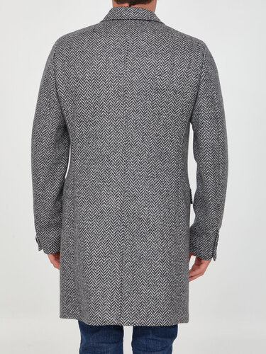 토넬로 Herringbone wool coat L1CW861