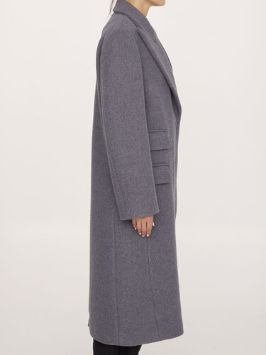 로에베 Grey wool coat S540Y01X38