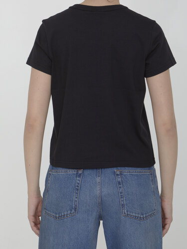 알렉산더왕 Black t-shirt with logo 4CC3221358