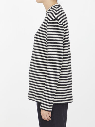 질산더 Striped wool jumper J40NH0008