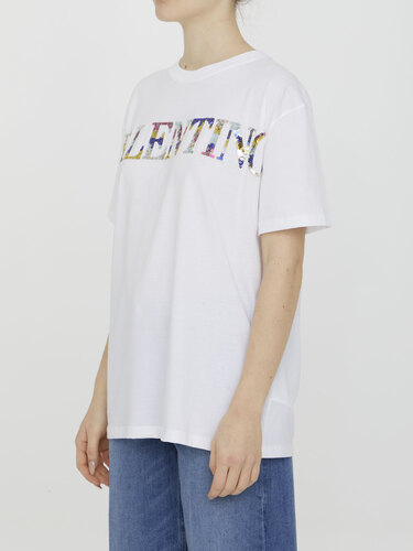 발렌티노가라바니 Embroidered t-shirt 2B3MG20V7T7