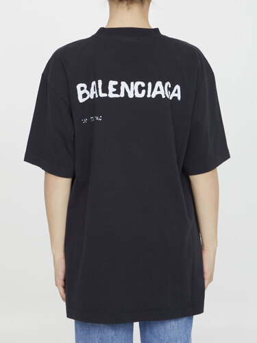 발렌시아가 Hand Drawn Balenciaga t-shirt 641655