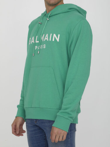 발망 Aqua green hoodie with logo AH1JR002BB65