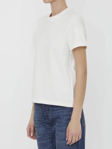 보테가베네타 White cotton t-shirt 744780