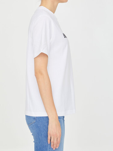 버버리 White t-shirt with logo 8056724