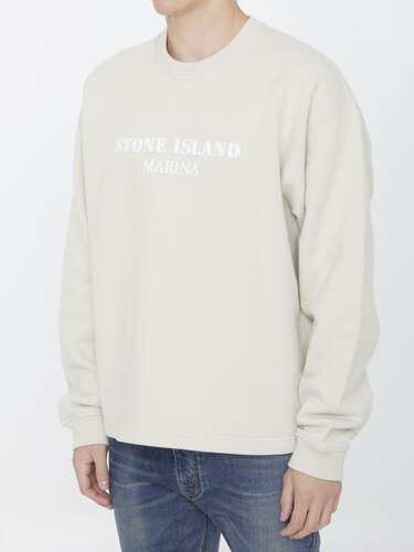 스톤아일랜드 Cotton sweatshirt with logo 7915671X6