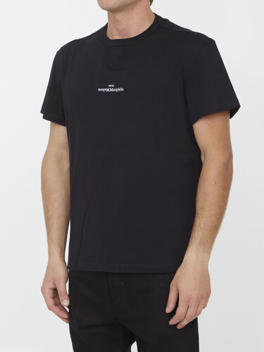 메종마르지엘라 Black cotton t-shirt S30GC0701