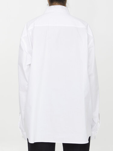 발렌시아가 Dropped Neckline Balenciaga Oversize shirt 768509