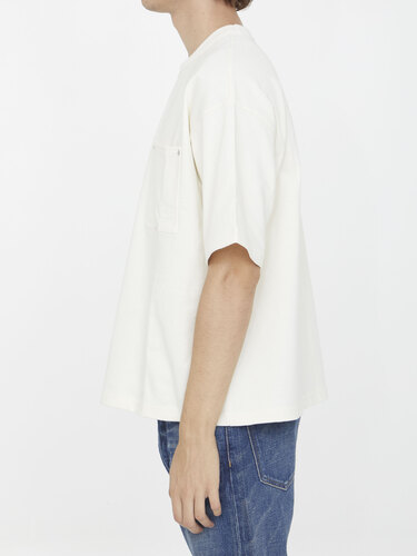보테가베네타 White cotton t-shirt 745093