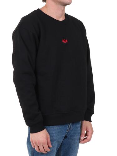 424 Logo sweatshirt black 8007
