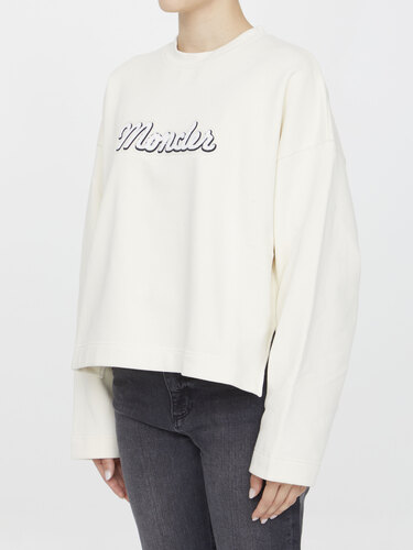 몽클레르 그레노블 Cotton sweatshirt with logo 8G00020