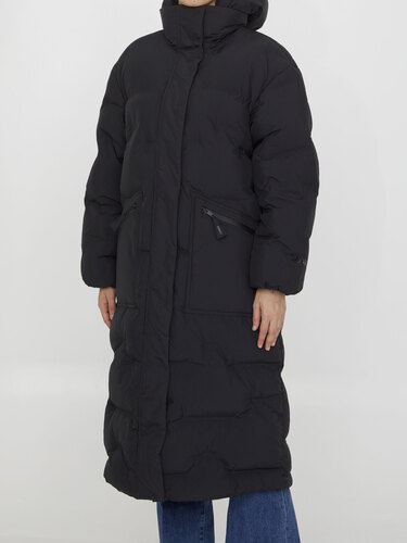 가니 Oversized long puffer coat F8544