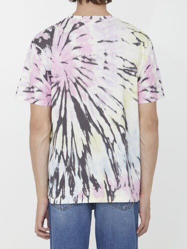 셀린느 Tie-dye cotton t-shirt 2X59G649V