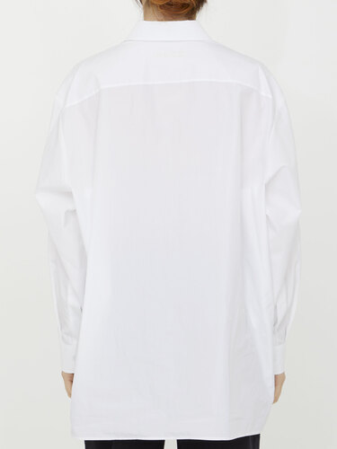 구찌 Cotton shirt with Gucci embroidery 759790