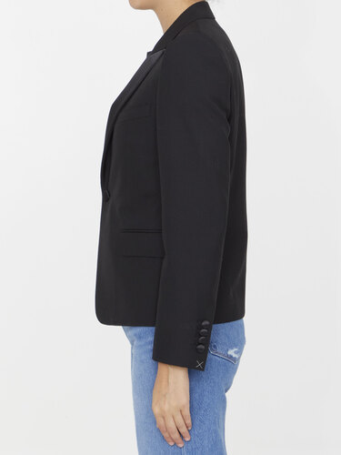 셀린느 Tuxedo jacket in wool 2V131701T