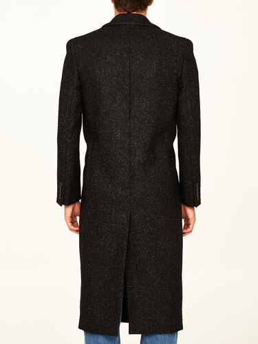 생로랑 Double-breasted wool coat 707000Y2F60