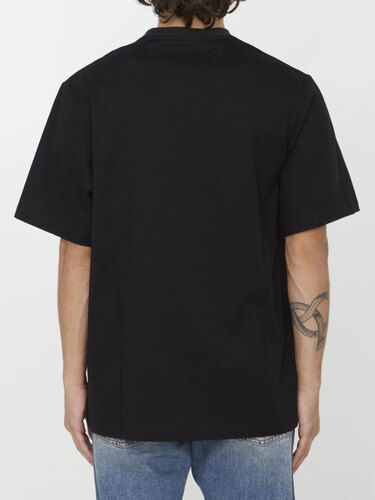 펜디 Black jersey t-shirt FY1257