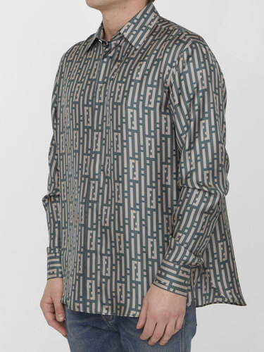 펜디 FF Stripes silk shirt FS1038