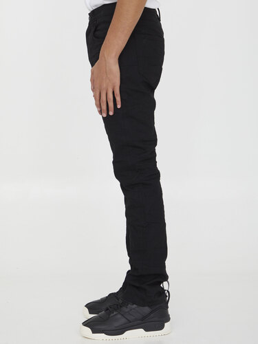 PURPLE BRAND Slim jeans in black denim P005