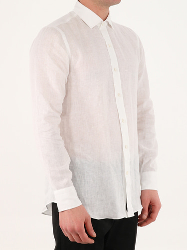 SALVATORE PICCOLO White linen shirt CA 206
