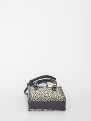 TORY BURCH Mini Shopping bag in jacquard 87146