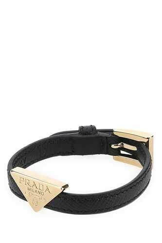 프라다 Black leather bracelet  / 1IB341053 F0002