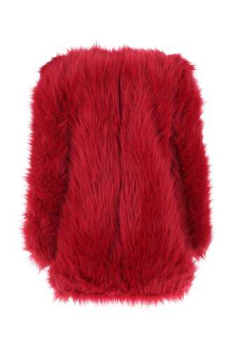 생로랑 Red eco fur coat / 673148Y7D45 6201