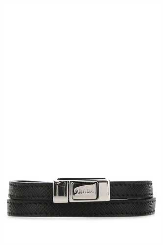 프라다 Black leather bracelet / 2IB286053 F0002