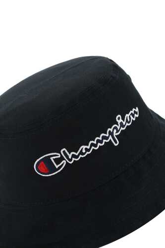 CHAMPION Black cotton bucket hat / 805556 KK001